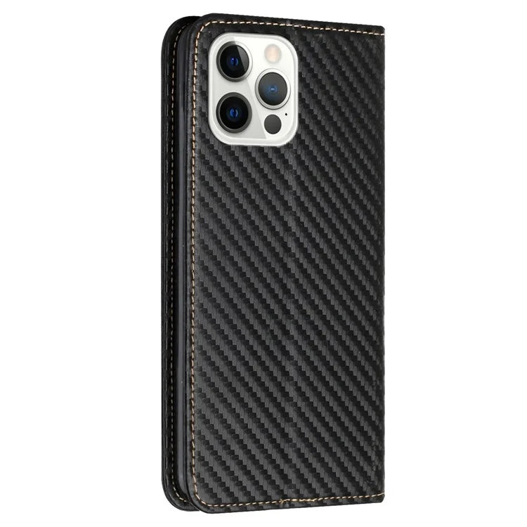 For iPhone 16 Pro Max Case Leather Flip Phone Cover Stand Strong Magnetic Closure