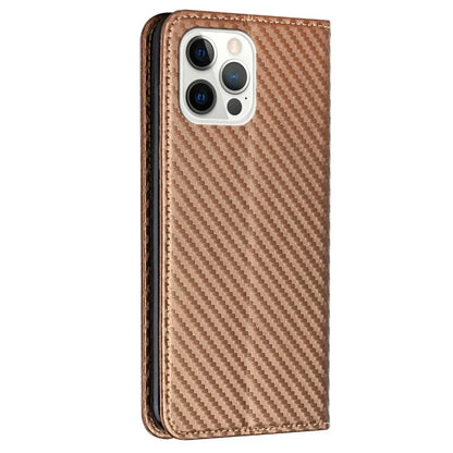 For iPhone 16 Pro Case Leather Flip Phone Cover Stand Strong Magnetic Closure