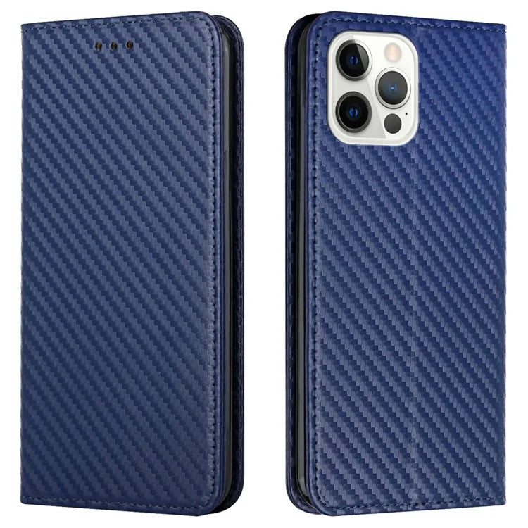 For iPhone 16 Pro Case Leather Flip Phone Cover Stand Strong Magnetic Closure
