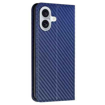 For iPhone 16 Plus Case Leather Flip Phone Cover Stand Strong Magnetic Closure