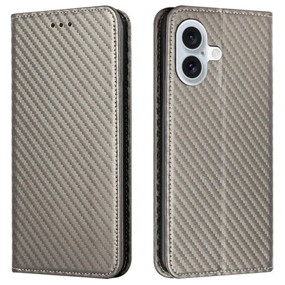 For iPhone 16 Plus Case Leather Flip Phone Cover Stand Strong Magnetic Closure