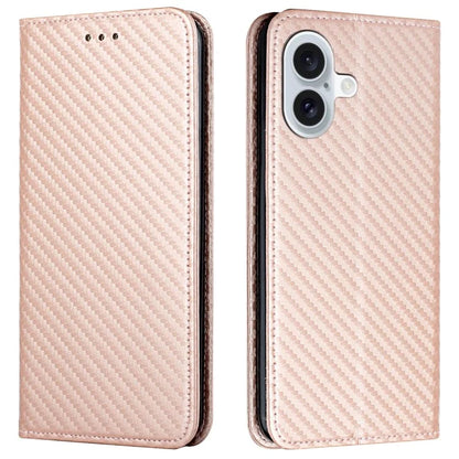 For iPhone 16 Plus Case Leather Flip Phone Cover Stand Strong Magnetic Closure
