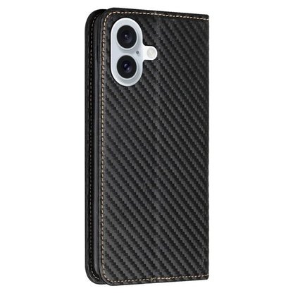 For iPhone 16 Case Leather Flip Phone Cover Stand Strong Magnetic Closure