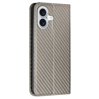 For iPhone 16 Case Leather Flip Phone Cover Stand Strong Magnetic Closure