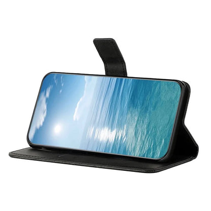 For Samsung Galaxy S24 FE Leather Case Line Pattern Wallet Phone Cover