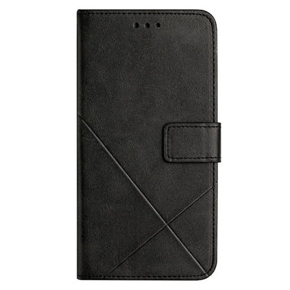 For Samsung Galaxy S24 FE Leather Case Line Pattern Wallet Phone Cover