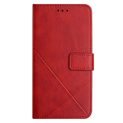 For Samsung Galaxy S24 FE Leather Case Line Pattern Wallet Phone Cover