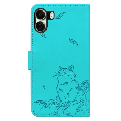 For Xiaomi Redmi 13C 4G / Poco C65 4G Case Wallet Cat Pattern Imprinted Leather Phone Cover