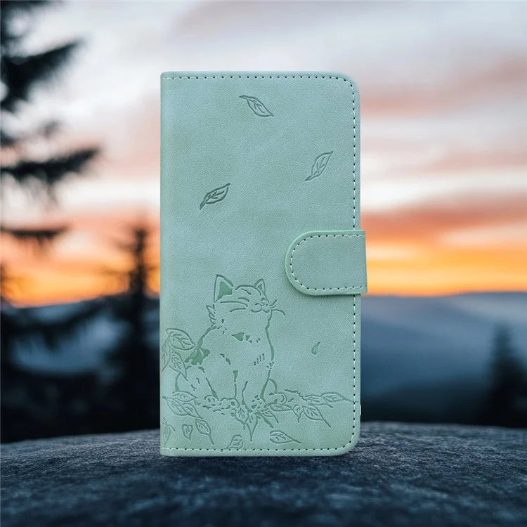 For Xiaomi Redmi K70 Ultra Case Wallet Cat Pattern Imprinted Leather Phone Cover
