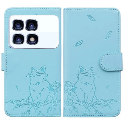 For Xiaomi Redmi K70 Ultra Case Wallet Cat Pattern Imprinted Leather Phone Cover