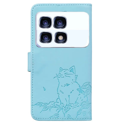 For Xiaomi Redmi K70 Ultra Case Wallet Cat Pattern Imprinted Leather Phone Cover