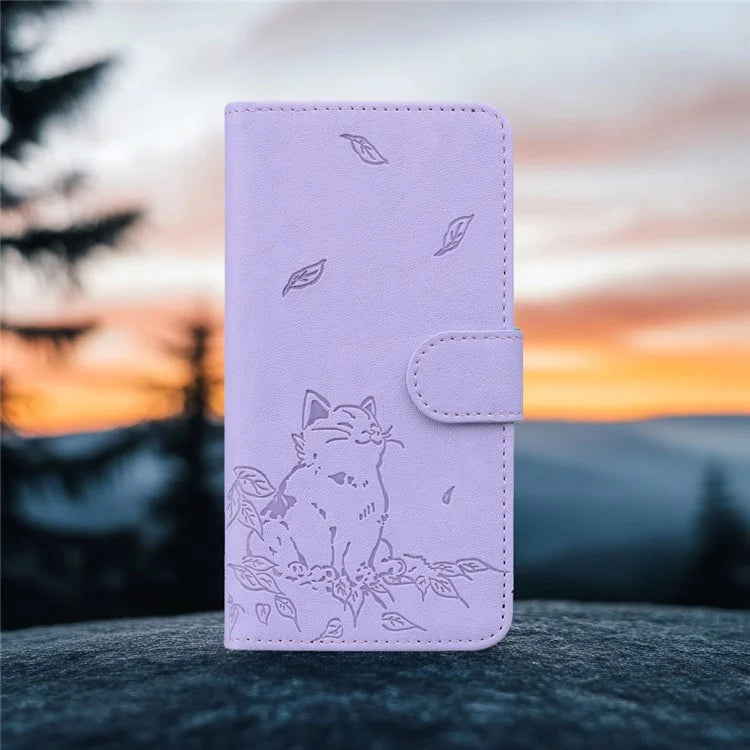For Xiaomi Redmi K70 Ultra Case Wallet Cat Pattern Imprinted Leather Phone Cover