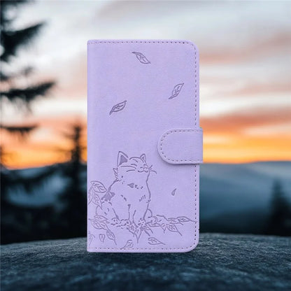 For Xiaomi Redmi K70 Ultra Case Wallet Cat Pattern Imprinted Leather Phone Cover