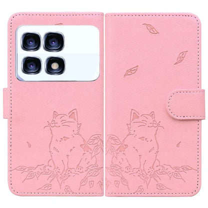 For Xiaomi Redmi K70 Ultra Case Wallet Cat Pattern Imprinted Leather Phone Cover