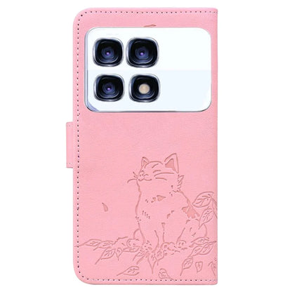 For Xiaomi Redmi K70 Ultra Case Wallet Cat Pattern Imprinted Leather Phone Cover