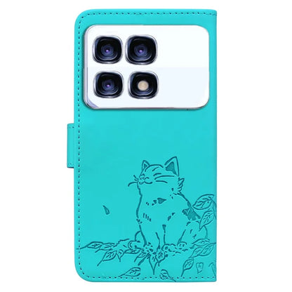 For Xiaomi Redmi K70 Ultra Case Wallet Cat Pattern Imprinted Leather Phone Cover
