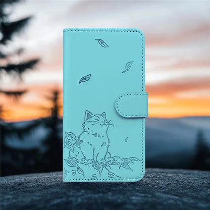 For Xiaomi Redmi K70 Ultra Case Wallet Cat Pattern Imprinted Leather Phone Cover