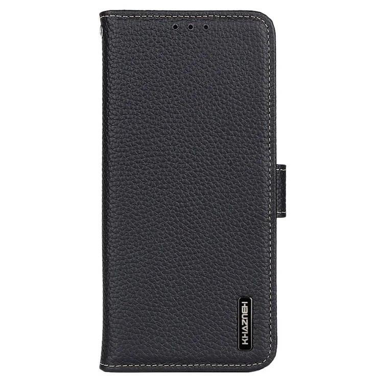 KHAZNEH For Samsung Galaxy M35 5G Phone Case Genuine Cow Leather Flip Cover