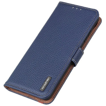 KHAZNEH For Samsung Galaxy M35 5G Phone Case Genuine Cow Leather Flip Cover