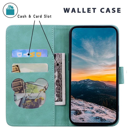 For Samsung Galaxy A54 5G Case Wallet Cat Pattern Imprinted Leather Phone Cover