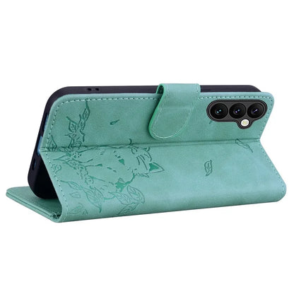 For Samsung Galaxy A54 5G Case Wallet Cat Pattern Imprinted Leather Phone Cover