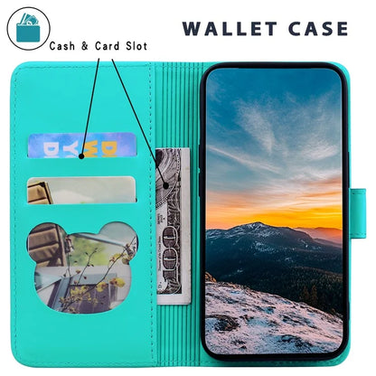 For Samsung Galaxy A25 5G (Global) (161.0 X 76.5 X 8.3mm) Case Wallet Cat Pattern Imprinted Leather Phone Cover