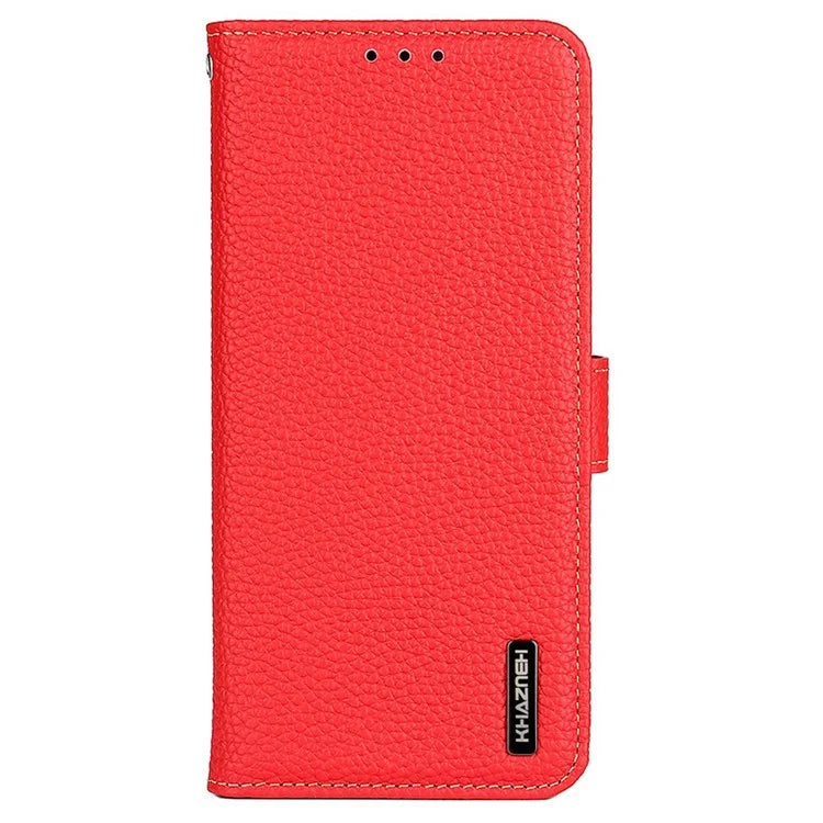 KHAZNEH For Samsung Galaxy A16 5G Phone Case Genuine Cow Leather Flip Cover