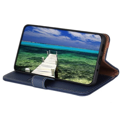 KHAZNEH For Samsung Galaxy A16 5G Phone Case Genuine Cow Leather Flip Cover