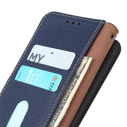 KHAZNEH For Samsung Galaxy A16 5G Phone Case Genuine Cow Leather Flip Cover
