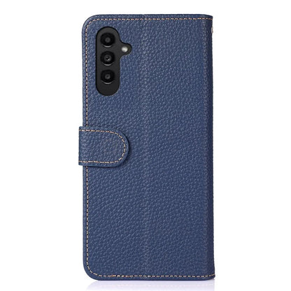 KHAZNEH For Samsung Galaxy A16 5G Phone Case Genuine Cow Leather Flip Cover