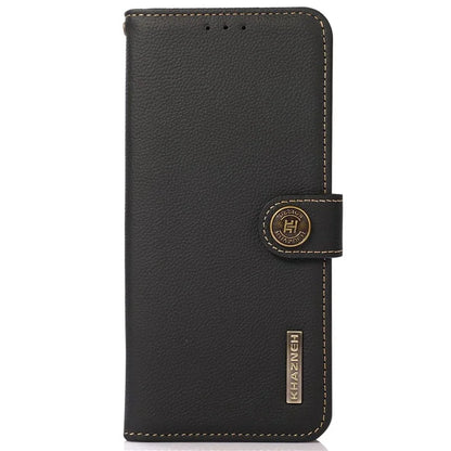 KHAZNEH For Samsung Galaxy A06 Case Genuine Cow Leather Wallet Phone Cover