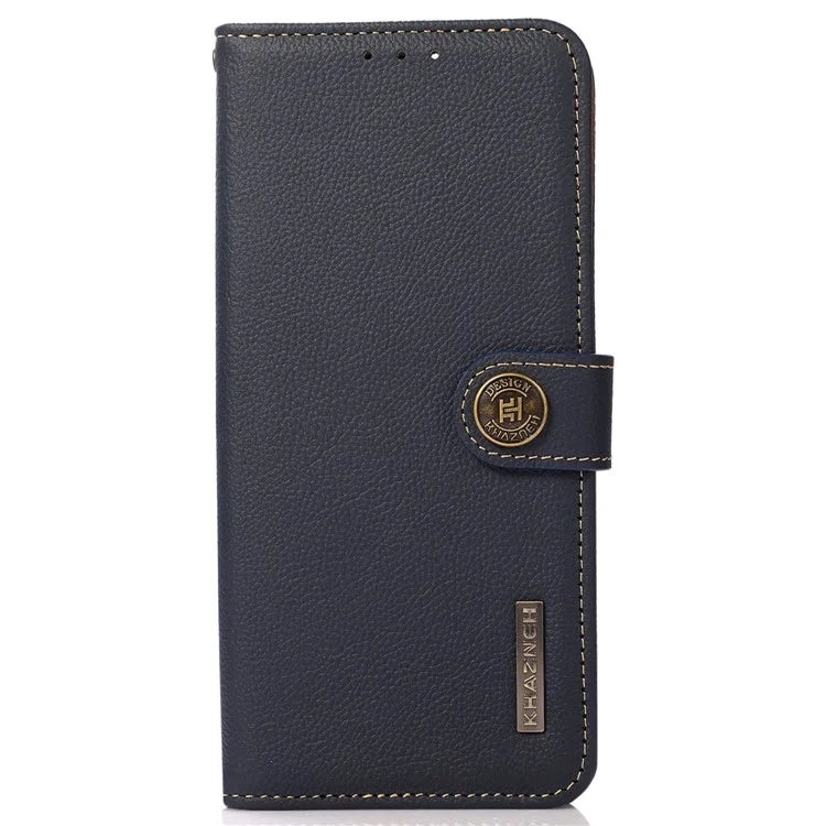 KHAZNEH For Samsung Galaxy A06 Case Genuine Cow Leather Wallet Phone Cover