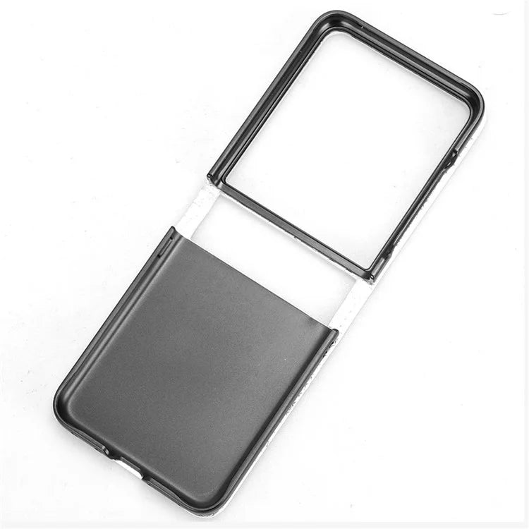For Motorola Razr 50 Ultra 5G Phone Case with Card Holder Imprinted Dot Pattern Leather Phone Cover