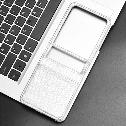 For Motorola Razr 50 Ultra 5G Phone Case with Card Holder Imprinted Dot Pattern Leather Phone Cover