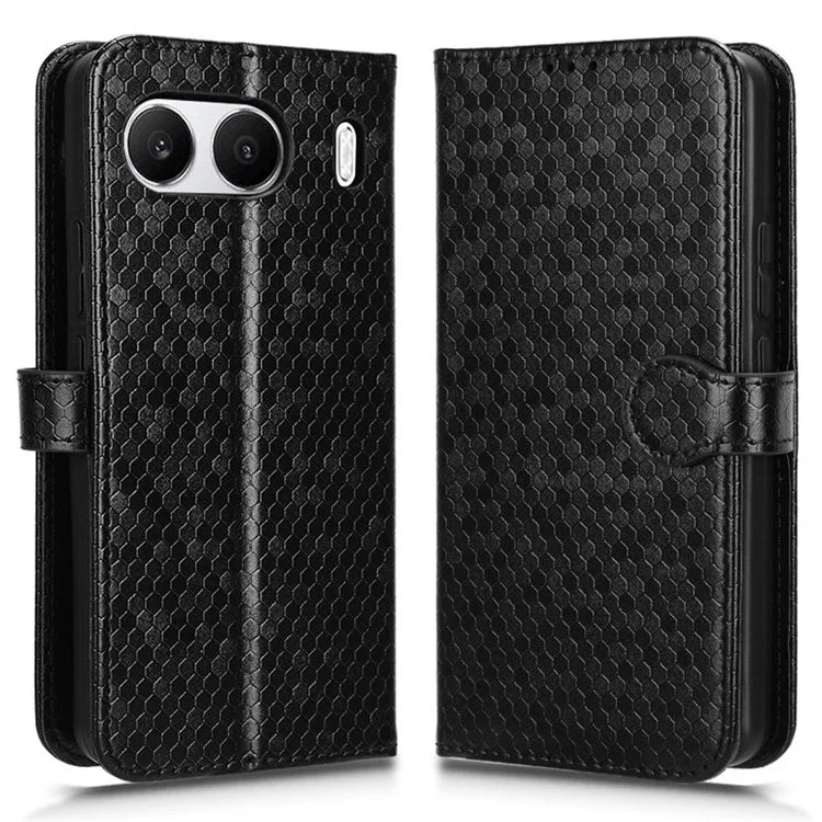 For OnePlus Nord 4 Wallet Case Dot Pattern Imprint PU Leather Phone Cover
