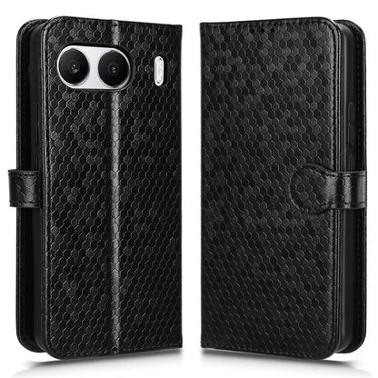 For OnePlus Nord 4 Wallet Case Dot Pattern Imprint PU Leather Phone Cover