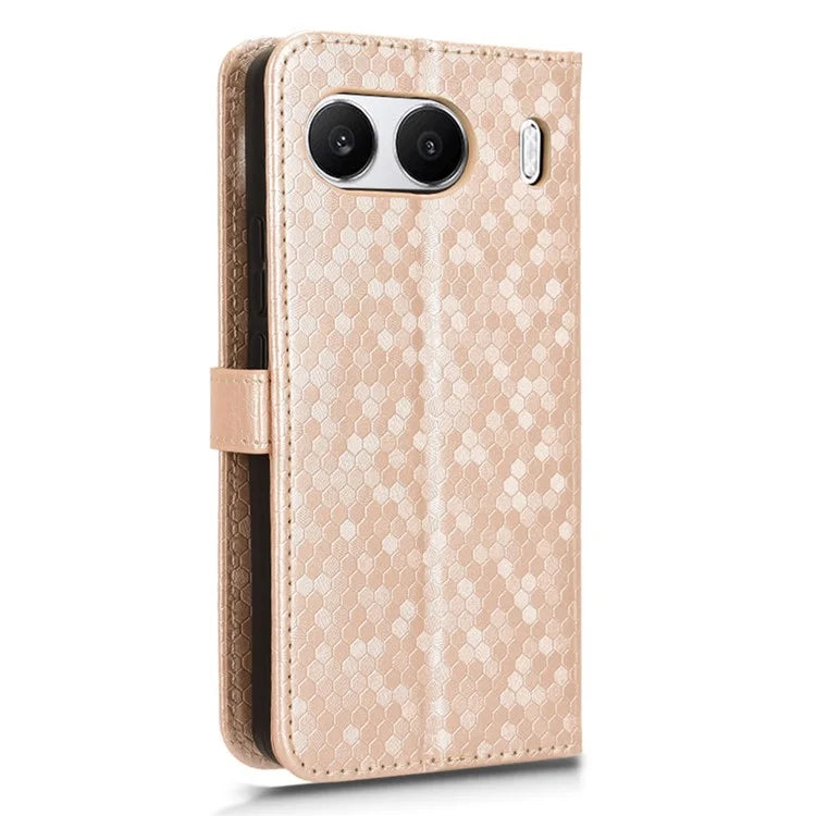 For OnePlus Nord 4 Wallet Case Dot Pattern Imprint PU Leather Phone Cover