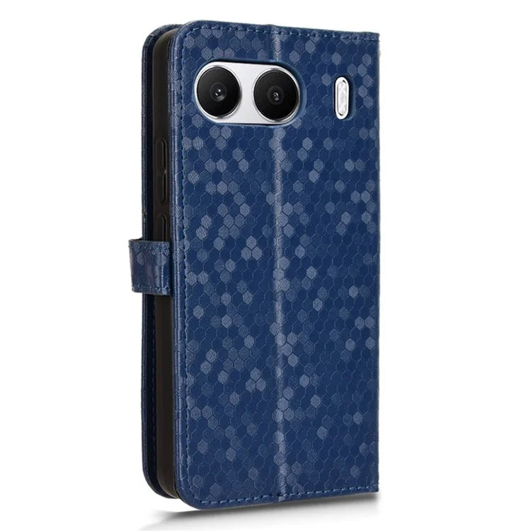 For OnePlus Nord 4 Wallet Case Dot Pattern Imprint PU Leather Phone Cover