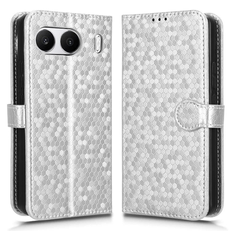 For OnePlus Nord 4 Wallet Case Dot Pattern Imprint PU Leather Phone Cover