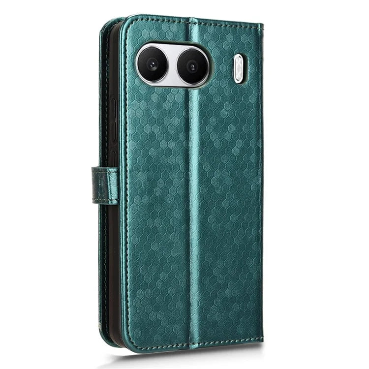 For OnePlus Nord 4 Wallet Case Dot Pattern Imprint PU Leather Phone Cover