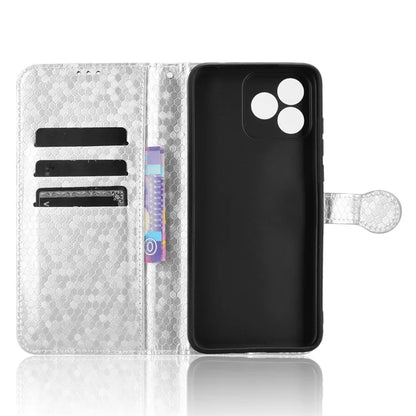 For Oukitel C53 Wallet Case Dot Pattern Imprint PU Leather Phone Cover