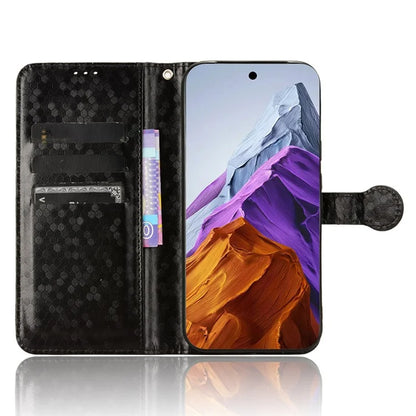 For Google Pixel 9 Pro XL Wallet Case Dot Pattern Imprint PU Leather Phone Cover