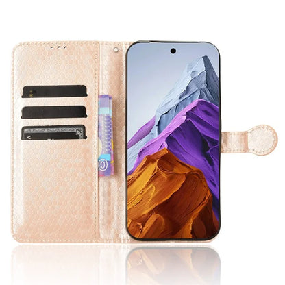 For Google Pixel 9 Pro XL Wallet Case Dot Pattern Imprint PU Leather Phone Cover