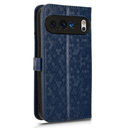 For Google Pixel 9 Pro XL Wallet Case Dot Pattern Imprint PU Leather Phone Cover
