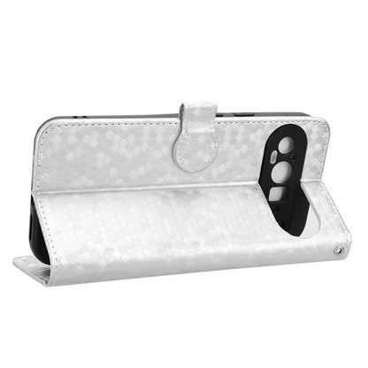 For Google Pixel 9 / 9 Pro Wallet Case Dot Pattern Imprint PU Leather Phone Cover