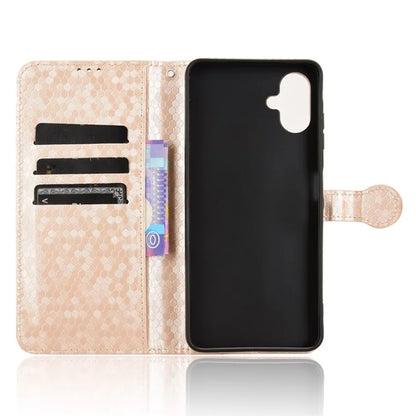 For Samsung Galaxy A06 Wallet Case Dot Pattern Imprint PU Leather Phone Cover
