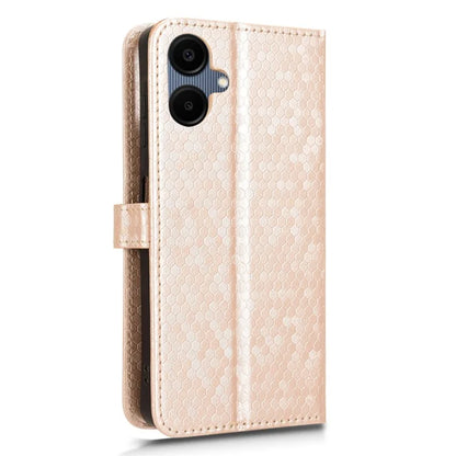 For Samsung Galaxy A06 Wallet Case Dot Pattern Imprint PU Leather Phone Cover