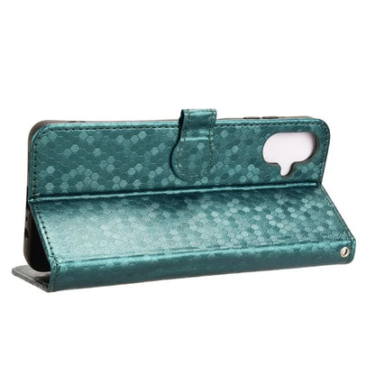 For Samsung Galaxy A06 Wallet Case Dot Pattern Imprint PU Leather Phone Cover