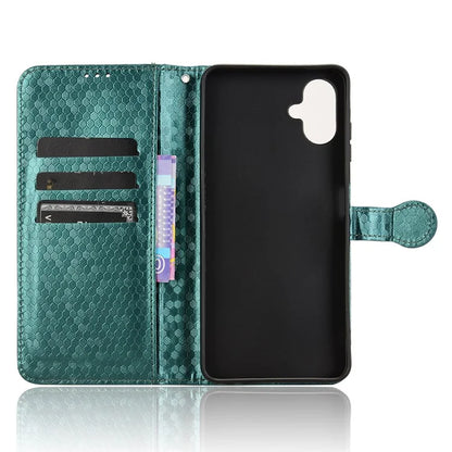For Samsung Galaxy A06 Wallet Case Dot Pattern Imprint PU Leather Phone Cover