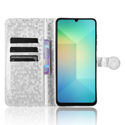 For Samsung Galaxy A06 Wallet Case Dot Pattern Imprint PU Leather Phone Cover